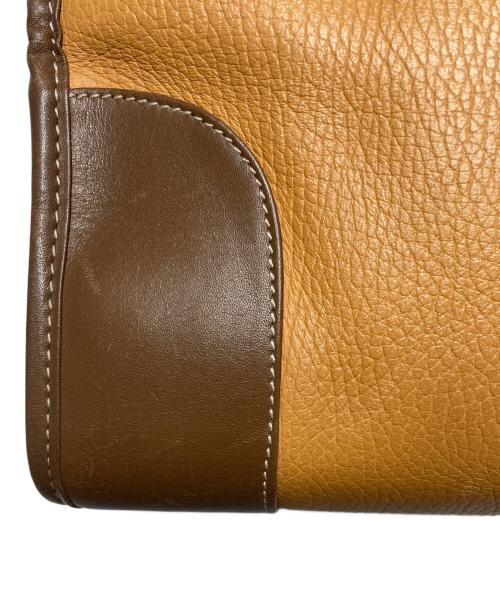 LOEWE（ロエベ）LOEWE (ロエベ) アナグラムレザーボストンバッグ ブラウンの古着・服飾アイテム