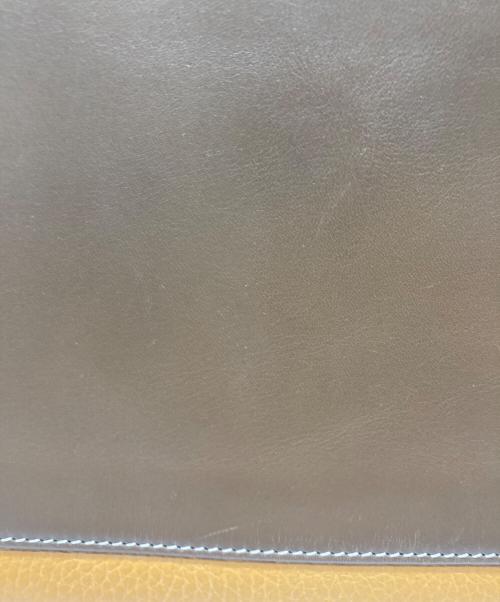 LOEWE（ロエベ）LOEWE (ロエベ) アナグラムレザーボストンバッグ ブラウンの古着・服飾アイテム