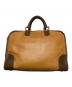 LOEWE (ロエベ) アナグラムレザーボストンバッグ ブラウン：45000円