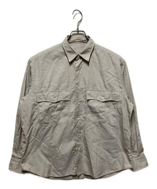 Porter Classic（ポータークラシック）Porter Classic (ポータークラシック) roll up shirt グレージュ サイズ:XSの古着・服飾アイテム
