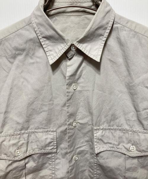 Porter Classic（ポータークラシック）Porter Classic (ポータークラシック) roll up shirt グレージュ サイズ:XSの古着・服飾アイテム