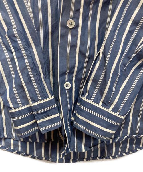 A.P.C.（アーペーセー）A.P.C. (アーペーセー) ストライプシャツ ブルー×ホワイト サイズ:Ｓの古着・服飾アイテム