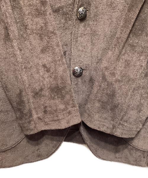 LARDINI（ラルディーニ）LARDINI (ラルディーニ) パイルテーラードジャケット ブラウン サイズ:Mの古着・服飾アイテム