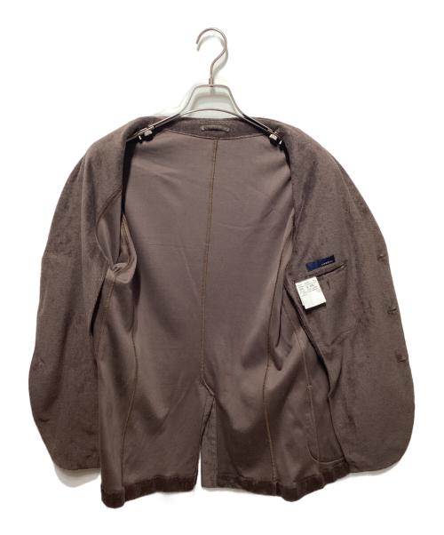 LARDINI（ラルディーニ）LARDINI (ラルディーニ) パイルテーラードジャケット ブラウン サイズ:Mの古着・服飾アイテム