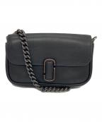MARC JACOBSマークジェイコブス）の古着「The J Mark Shoulder Bag Mini/ザJマーク ショルダーバッグ ミニ」｜ブラック