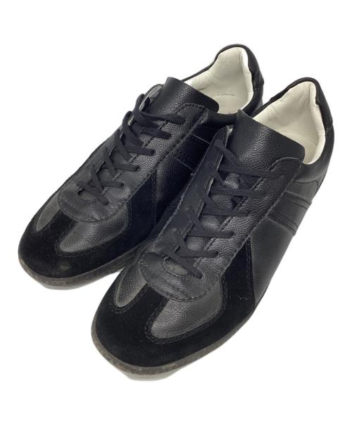 GERMAN TRAINER（ジャーマントレーナー）GERMAN TRAINER (ジャーマントレーナー) ローカットスニーカー ブラック サイズ:40の古着・服飾アイテム