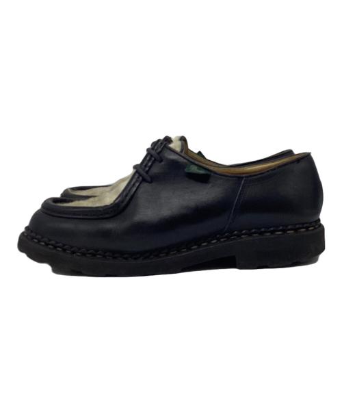 PARABOOT（パラブーツ）PARABOOT (パラブーツ) ミカエルフォック チロリアンシューズ ブラック サイズ:39 1/2の古着・服飾アイテム