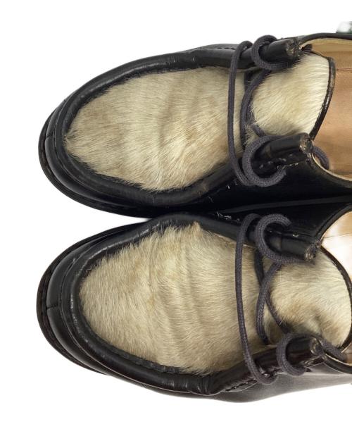 PARABOOT（パラブーツ）PARABOOT (パラブーツ) ミカエルフォック チロリアンシューズ ブラック サイズ:39 1/2の古着・服飾アイテム