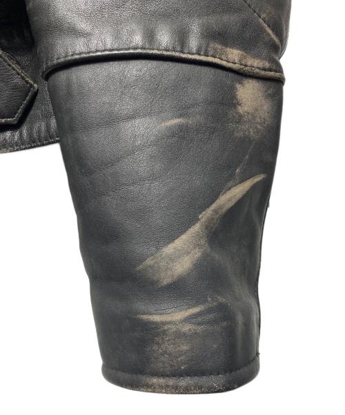 HARLEY-DAVIDSON（ハーレーダビッドソン）HARLEY-DAVIDSON (ハーレーダビッドソン) G-1 レザーフライトジャケット ブラック サイズ:38の古着・服飾アイテム