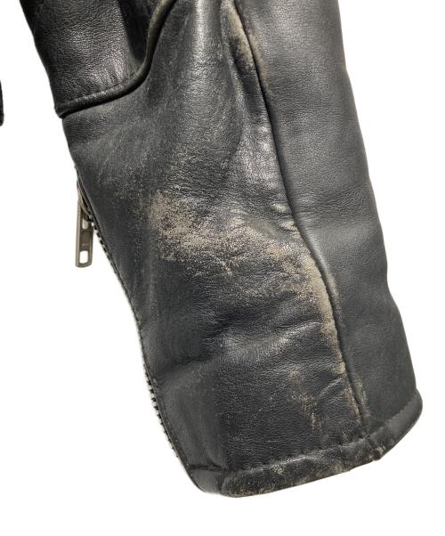 HARLEY-DAVIDSON（ハーレーダビッドソン）HARLEY-DAVIDSON (ハーレーダビッドソン) G-1 レザーフライトジャケット ブラック サイズ:38の古着・服飾アイテム