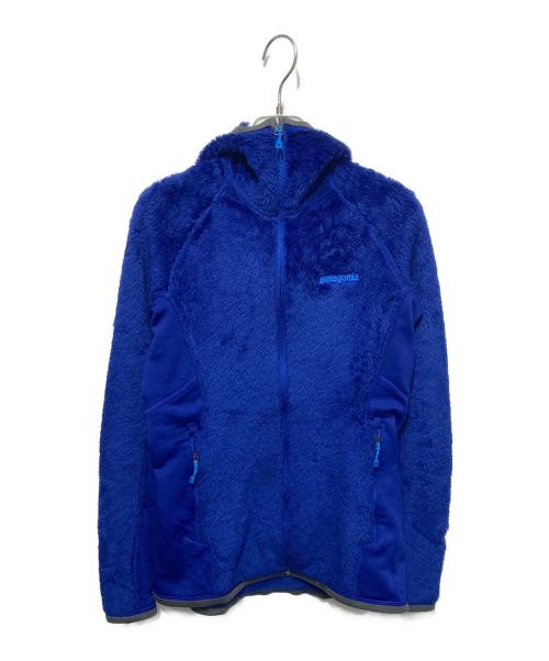Patagonia（パタゴニア）Patagonia (パタゴニア) R3フーディフリースジャケット ブルー サイズ:Mの古着・服飾アイテム