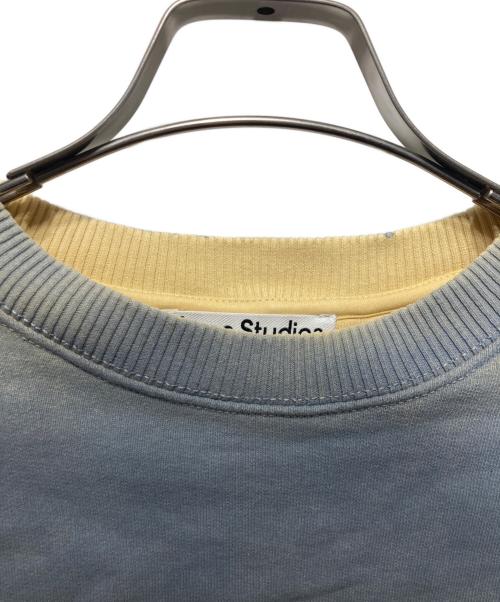 Acne studios（アクネ ストゥディオズ）ACNE STUDIOS (アクネ ストゥディオズ) グラデーションクロップドスウェット ブルー×イエロー サイズ:XSの古着・服飾アイテム