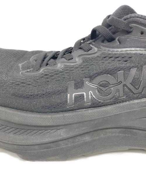 HOKA（ホカ）HOKA (ホカ) Bondi 9 Wide ブラック サイズ:25㎝の古着・服飾アイテム