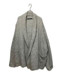 FRAMeWORK（フレームワーク）の古着「ALPACA MIX FUR/アルパカミックスファーガウンカーディガン」｜グレー