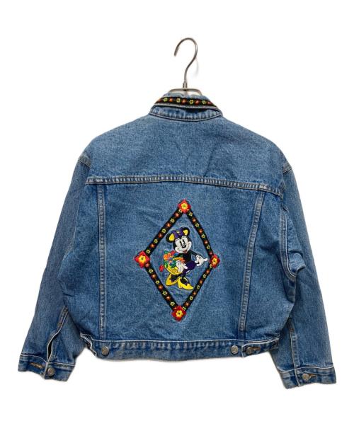 THE Disney Store（ザ ディズニー ストア）THE Disney Store (ザ ディズニー ストア) キャラ刺繍デニムジャケット インディゴ サイズ:不明の古着・服飾アイテム