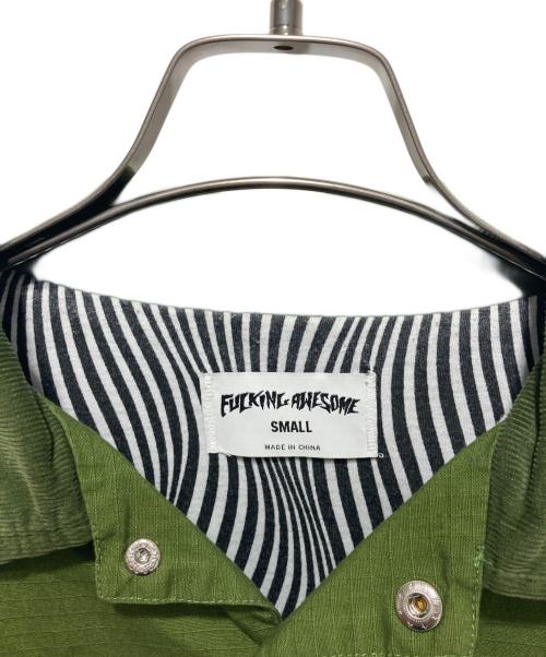 FUCKING AWESOME（ファッキンオーサム）Fucking Awesome (ファッキンオーサム) コーチジャケット グリーン サイズ:Sの古着・服飾アイテム