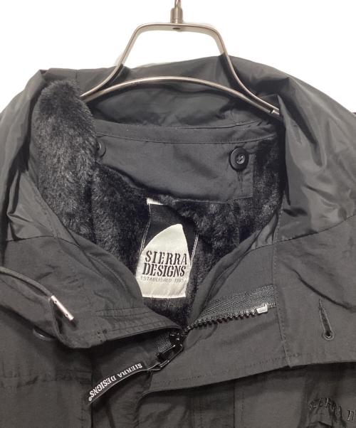 SIERRA DESIGNS（シエラデザインズ）SIERRA DESIGNS (シエラデザインズ) 別注 ファーベスト付きモッズコート ブラック サイズ:FREEの古着・服飾アイテム