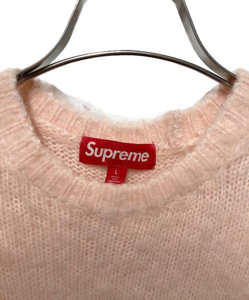 SUPREME（シュプリーム）SUPREME (シュプリーム) Brushed Mohair Sweater ピンク サイズ:Lの古着・服飾アイテム