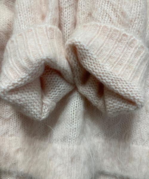 SUPREME（シュプリーム）SUPREME (シュプリーム) Brushed Mohair Sweater ピンク サイズ:Lの古着・服飾アイテム
