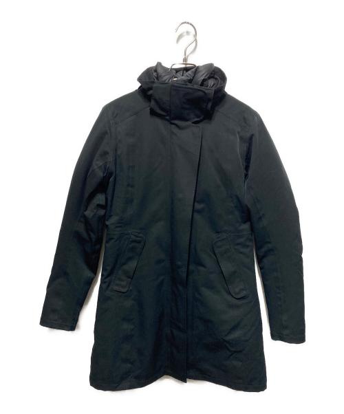 Patagonia（パタゴニア）Patagonia (パタゴニア) ドレープダウンコート ブラック サイズ:Sの古着・服飾アイテム