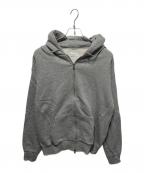 ）の古着「BRUSHED SWEAT FULLZIP」｜グレー