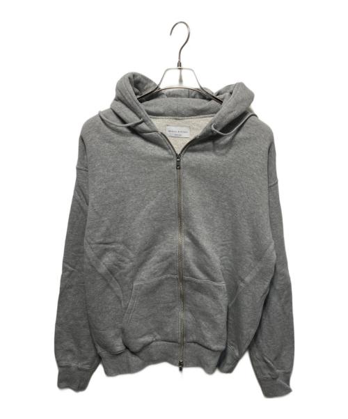 Manual Alphabet（マニュアル アルファベット）MANUAL ALPHABET (マニュアル アルファベット) BRUSHED SWEAT FULLZIP グレー サイズ:2の古着・服飾アイテム