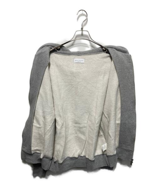 Manual Alphabet（マニュアル アルファベット）MANUAL ALPHABET (マニュアル アルファベット) BRUSHED SWEAT FULLZIP グレー サイズ:2の古着・服飾アイテム
