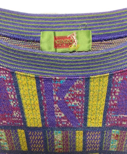 KENZO（ケンゾー）KENZO (ケンゾー) クルーネックニット マルチカラー サイズ:4の古着・服飾アイテム