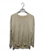 YUDANGIユダンギ）の古着「ROUND HEM LONG T-SHIRT」｜ベージュ