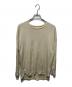 YUDANGI（ユダンギ）の古着「ROUND HEM LONG T-SHIRT」｜ベージュ