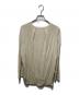 YUDANGI (ユダンギ) ROUND HEM LONG T-SHIRT ベージュ サイズ:L：5000円