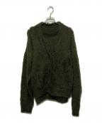 CITYSHOPシティショップ）の古着「BRUSHING KNIT PULLOVER」｜グリーン