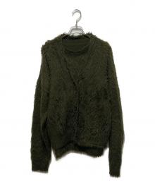 CITYSHOP（シティショップ）の古着「BRUSHING KNIT PULLOVER」｜グリーン