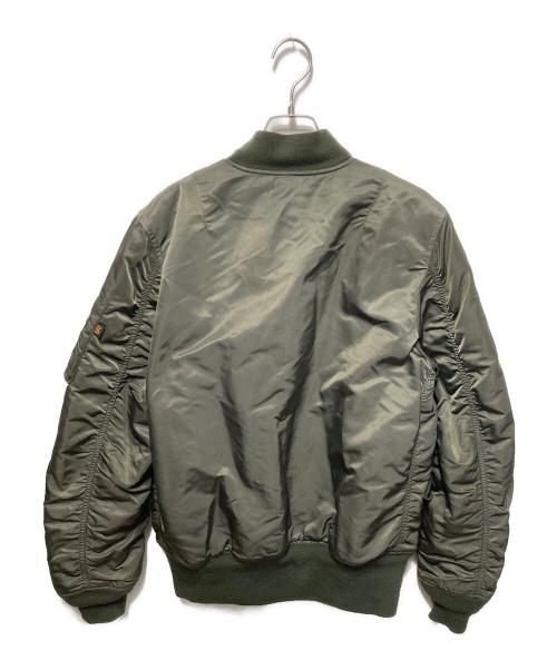 ALPHA（アルファ）ALPHA (アルファ) MA-1フライトジャケット カーキ サイズ:Lの古着・服飾アイテム