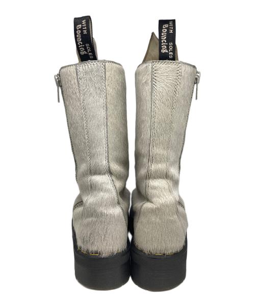 Dr.Martens（ドクターマーチン）Dr.Martens (ドクターマーチン) RICK OWENS (リックオウエンス) 1918 RO 18ホーツブーツ グレー サイズ:US　9の古着・服飾アイテム