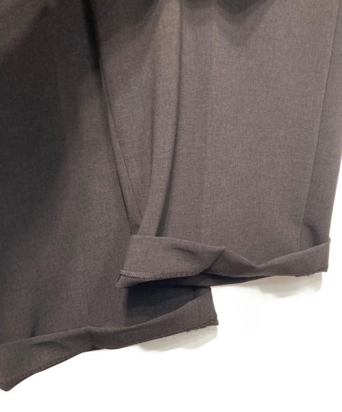 Spick and Span（スピック＆スパン）Spick and Span (スピック＆スパン) ダブルクロスツータックパンツ ブラウン サイズ:38の古着・服飾アイテム