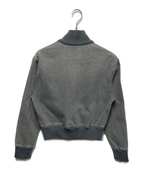adidas（アディダス）adidas (アディダス) アディカラー デニム トラックトップ グレー サイズ:Mの古着・服飾アイテム