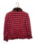 LAUREN RALPH LAUREN (ローレン ラルフ ローレン) チェックジャケット レッド サイズ:8：7000円