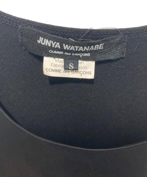 JUNYA WATANABE COMME des GARCONS（(ジュンヤワタナベ コムデギャルソン）JUNYA WATANABE COMME des GARCONS ((ジュンヤワタナベ コムデギャルソン) レザーノースリーブワンピース ブラック サイズ:Sの古着・服飾アイテム