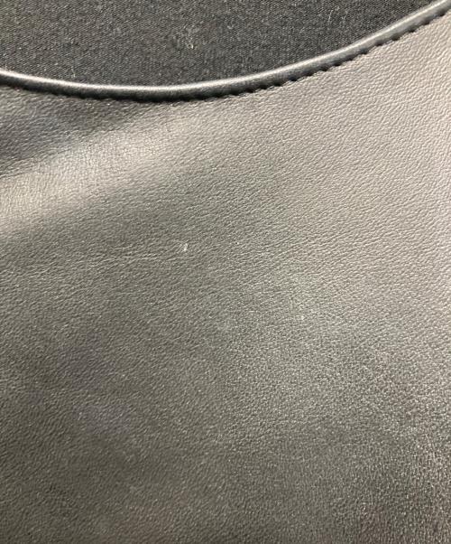 JUNYA WATANABE COMME des GARCONS（(ジュンヤワタナベ コムデギャルソン）JUNYA WATANABE COMME des GARCONS ((ジュンヤワタナベ コムデギャルソン) レザーノースリーブワンピース ブラック サイズ:Sの古着・服飾アイテム