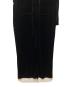 中古・古着 yae (ヤエ) Fastener slit velours jumpsuit ブラック サイズ:38：5000円