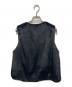 LANVIN en Bleu (ランバンオンブルー) フェイクファーフレアベスト ブラック サイズ:38：6000円