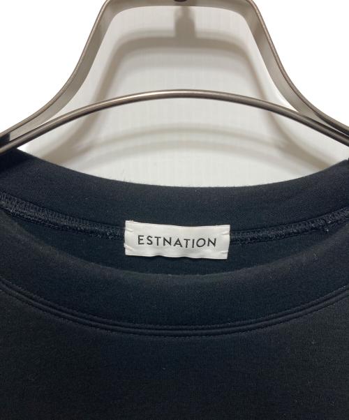 ESTNATION（エストネーション）ESTNATION (エストネーション) ダンボールニットプルオーバー ブラック サイズ:FREEの古着・服飾アイテム