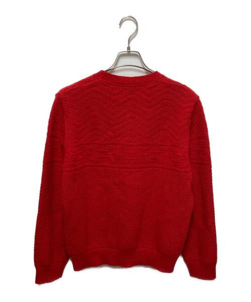 A.P.C.（アーペーセー）A.P.C. (アーペーセー) クルーネックニット レッド サイズ:Sの古着・服飾アイテム