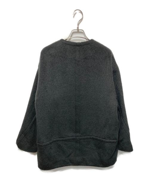 IENA（イエナ）IENA (イエナ) モヘアシャギーハーフコート ブラック サイズ:FREEの古着・服飾アイテム