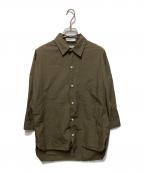 MADISON BLUEマディソンブルー）の古着「J.BRADLEY CUFF SHIRT」｜カーキ