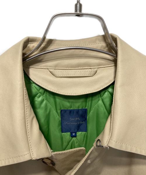 SHIPS（シップス）SHIPS (シップス) ボンディング ステンカラーコート ベージュ サイズ:Mの古着・服飾アイテム