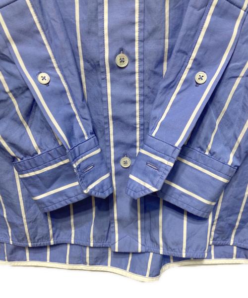 ticca（ティッカ）TICCA (ティッカ) スクエアビッグシャツ ブルー サイズ:freeの古着・服飾アイテム