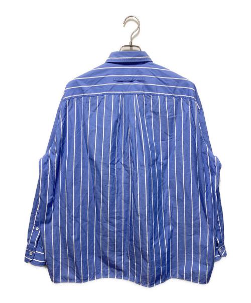 ticca（ティッカ）TICCA (ティッカ) スクエアビッグシャツ ブルー サイズ:freeの古着・服飾アイテム