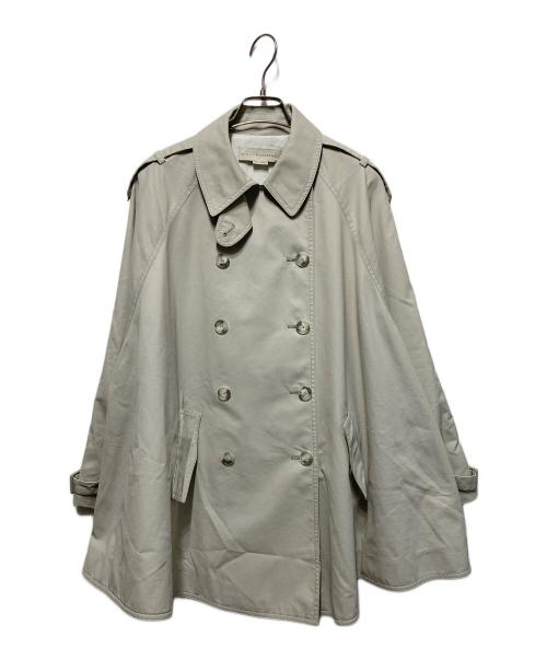 STELLA McCARTNEY（ステラマッカートニー）STELLA McCARTNEY (ステラマッカートニー) ポンチョトレンチコート グレージュ サイズ:38の古着・服飾アイテム
